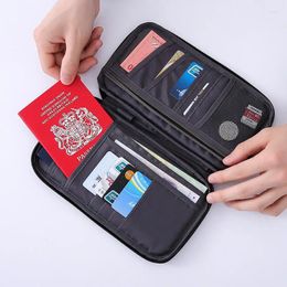 Storage Bags 2024 Organisers Home Wallet Passport Holder Waterproof Document Case Portable Travel Accessories Card Papers Pack