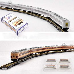 Diecast Model Cars Limited edition Japanese Z Scale 1/220 train tram model adult decoration Christmas gift static display boys and girls toys WX