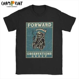 Men's T-Shirts Forward Observations Group Gbrs Mens T Shirt Funny Ts Short Slve Crew Neck T-Shirts 100% Cotton Plus Size Clothing T240515