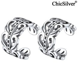 Ear Cuff Earrings Women 925 Sterling Silver Irish Celtic Knot Clip on Cartilage Helix Cuffs Non-Piercing Jewellery 240516