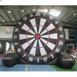 Free Ship Outdoor playhouse Activities Giant Interactive Inflatable Human Football Dart Board Soccer Darts Games For Sale