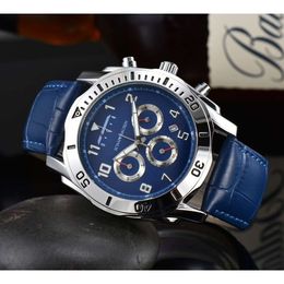 lwcity watch Quartz Watches Six Needle Chronograph Full Function Quartz Men's Business Gentleman Popular Chronograph Watch With original box