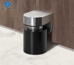 BETOCI 304 Solid Stainless Steel Heavy Door Stop Door Retainer Cylindrical Floating Magnetic Door Stopper Furniture Hardware 210722392380