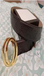 Whole belts for women and men leather gold silver black buckle designer belt mens 3 colors 38 mm with box3275398