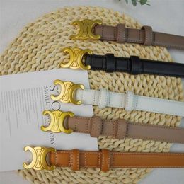 Designer Belt New Womens Belt Triumphal Arch Thin Belt ins Decorative Luxury Suit Versatile Jeans Belt Manufacturers Belt CWAU