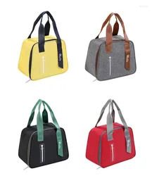 Storage Bags Colourful Insulated Bento Bag Students Can Carry Lunch In Hand Japanese