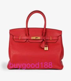 AA Briddkin Top Luxury Designer Totes Bag Stylish Trend Shoulder Bag Clemence Leather 35cm Womens Handbag