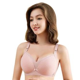 Maternity Intimates New 2021 cotton care bra breathable nursing bra suitable for pregnant women large-sized wireless underwear d240516