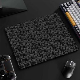 Pads Wrist Rests Small Game Console Simple Art Rubber Computer Game XS Texture Anti slip Office Game Accessories Carpet J240510