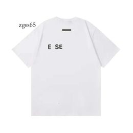 Essentialsclothing Essentialsshorts Essentialsshirt Esse Tshirt Mens T Shirt Designer T Shirts Summer Fashion Simplesolid Black Letter Printing Tshirt 769