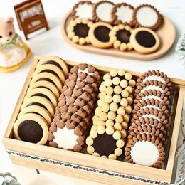 Baking Moulds Chocolate Cookies Flowers Sandwich Cutter 3D Biscuit Mould Pressable Fondant Stamp Year Cake Decor Supplies