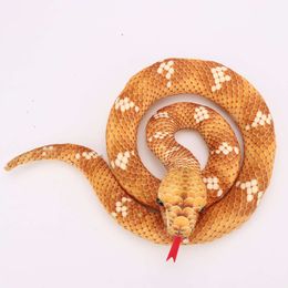 Simulated Colourful Cobra Plush Stuffed Animals Snakes Plushies Doll Funny Spoof Joke Soft Toys Home Decor Kids Gifts Birth