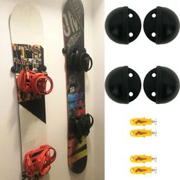 Decorative Plates 2 Pack Ski/Snowboard Rack Floating Snowboard Display Mount Wall Storage METAL