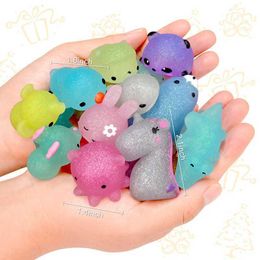 Decompression Toy New Mochi Squishies Kawaii Anima Squishy Toys for Childrens Stress Relief Ball Squeeze Party Helps Relieve Stress Toys B240515