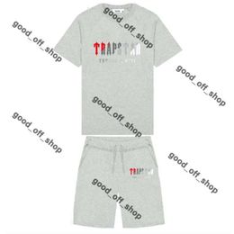 Men's T-Shirts Mens T-Shirts Summer Tshirt Trapstar Short Suit 2.0 Chenille Decoded Rock Candy Flavor Ladies Embroidered Bottom Tracksuit T Shirt 385