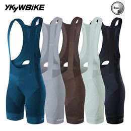 YKYWBIKE 2024 Mens Cycling Bib Shorts Road Bike Bibs Bicycle Tights Cycling MTB Bib Pants with 6 Hours Padded Belgium Padding 240515