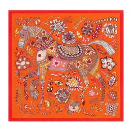 Designer Fashion H Scarves H Shawl Cashmere Double Sided Print Silk Scarf Luxury Spring Winter Large Thick Wool Pashmina Shawls Square Stole H Horse pattern
