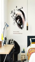 mixed styles Sexy Eye Wall Sticker Girl Bedroom living room decoration for Mural Art Decals6236663