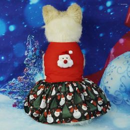 Dog Apparel Charming Pet Dress Soft Comfortable Festive Christmas Dresses Designs For Dogs Stand Out Pos Easy
