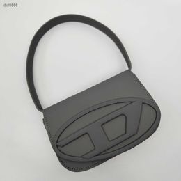 High Quality Crossbody Handbag 2024 Minimalist 1dr Black Matte Medium Size Dingdang Bag D6SU