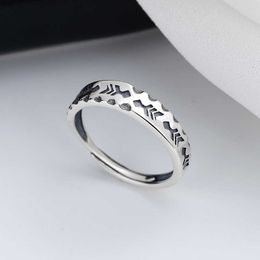 S925 Sterling Silver Leyou small fish ring personality classic creative fashion Jewellery index finger ring female