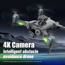 Drones CZ15 Mini Drone 8K Professional HD 4K Camera Obstacle Avoidance Four Helicopters Aerial Photography FPV RC Helicopter LED Aircraft Drone B240516