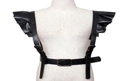 Belts 2021 Personality Shoulders Sexy Belt Faux Leather Body Bondage Corset Female Harness Waist Straps Suspenders8929852