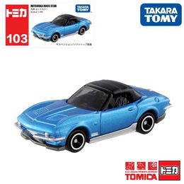 Diecast Model Cars Takara Tomy Tomica No.103 Mitsuoka Rock Star Sport Cars 1 60 alloy die cast metal model childrens Christmas gift toy WX