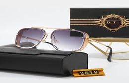 DT Fashion Sunglasses High Quality Designer Top 2518 Man Woman Casual Glasses Brand Sun Lenses Personality Eyewear With Box case5568003