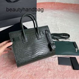 YS Women Quality ysllbag Top Handbag Fashion 2022 Leather designer New Bag Crocodile Grain Sac De Jour Shoulder bags p6Lj# QE09