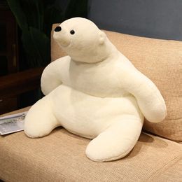 110cm Big Soft Polar Bear Pillow For Girls Plush Stuffed Toys Kawaii Room Decor Kids Birthday Gifts