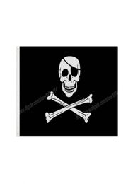 CrossBone Skull Pirates Flag 90 x 150cm 3 5ft Cartoon Movie Custom Banner Brass Metal Holes Grommets Indoor And Outdoor can be 8421161