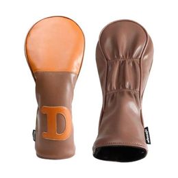 Other Golf Products Golf club head cover bright colored PU leather dustproof and sun proof used as a golf club head cover for golf push rod accessoriesL2405