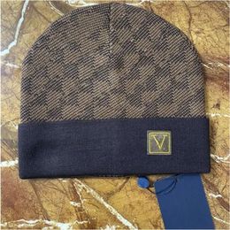 luxury hats men women louisvuiotton hats Classic letter print check covered black gray brown cotton beanie fisherman's hat louiseities cap Letter mark 957