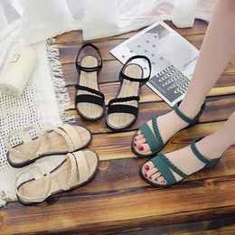 Sandals Rome Women s Ankle Buckle Casual Style Shoes Summer Fashion Sandalias De Mujer Open Toe Flat Beach 498 Sandal Caual Shoe Fahion Sandalia 414 ia d 4aef