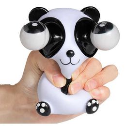 Decompression Toy Creative Design Pop Eye Panda Squeeze New Childrens Clip Music Puzzle Fun Tips Google Beetle Gifts H240516