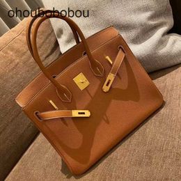 Handmade Handbag Bag Luxurys Handbag Leather Top Family Litchi Pattern Bun Layer Cow Large Capacity Togo Women's Cy