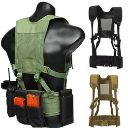 Ultra Light Molle Tactical Vest Military Men Battle Male Swat Airsoft Waist Belts Outdoor Waistcoat Hunting Vest Gear CS Clothes 240513