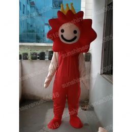 Christmas Flower Mascot Costume Cartoon theme character Carnival Adults Size Halloween Birthday Party Fancy Outdoor Outfit For Men Women