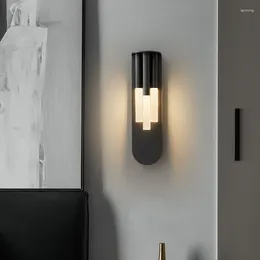 Wall Lamp Modern LED Creative Sconce Light For Bedroom Background Living Room Decor Nordic Minimalist Indoor Fixture