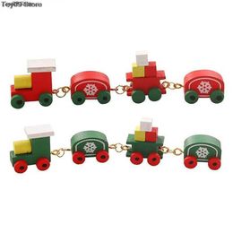 Diecast Model Cars 1 12 Toy House Mini Train Christmas Snowflake Car Toy Model DIY Toy House Decoration Children Pretend to Play with Toys WX