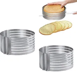 Baking Tools DIY Adjustable Cake Cutter Slicer Mould Bakeware Ring Tool Kitchen Accessories