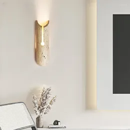 Wall Lamp Stone LED Home Decor Living Room Bedroom Retro Art Paneles Luxury Bathroom Staircase Sconce Lighting Outside