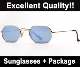 Design Octagonal Sunglasses Womens Mens Glass Sun Glasses UV Protection Lenses Eyeglasses Des Lunettes De Soleil Classical Sunglas4049004