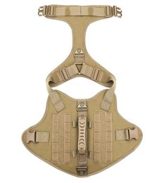 Tactical Dog Harness Pet Military Training Dog Vest German Shepherd K9 Dog Harness Molle Vest For Medium Large Dogs LJ2012023879735