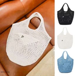 travel Designer Bag Straw Beach Raffias the tote hollow out pochette high quality Womens shopper Shoulder s handbag mens