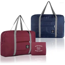 Storage Bags Travel Bag Women Handbags Folding Luggage Large Capacity Clothes Organizer Aircraft Portable