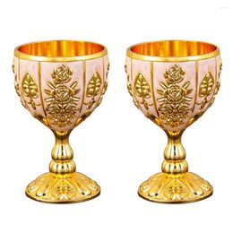 Mugs 1pc 30ml Vintage Wine Cup High-quality Metal Retro Unique Mini Champagne Red Chalice Gifts