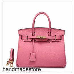 Handbags Platinum Tote Leather Bag Designer the Same Litchi Pattern Lady One Shoulder Slant Cross Handbag Cow Lady Original Logo KKWS