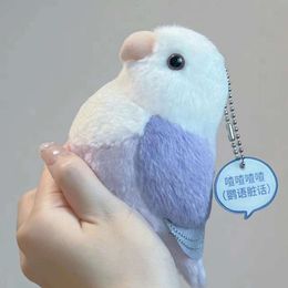 Lovebird High Fidelity Peony Parrot Plushie Budgerigar Budgie Plush Toys Lifelike Animals Simulation Stuffed Doll Toy